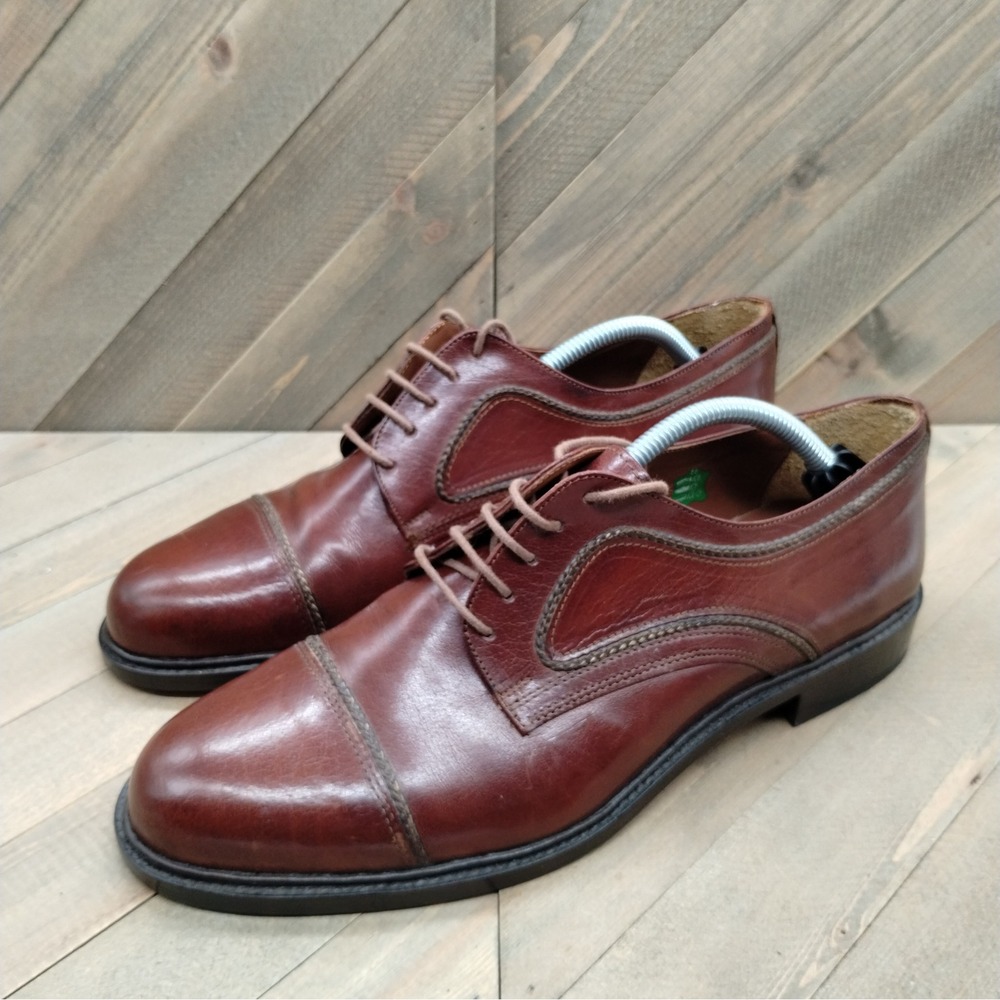 Rodgers‎ Leather Dress Shoes Cap Toe Oxfords Business Casual Formal Shoes